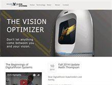 Tablet Screenshot of digitalvisioncare.com